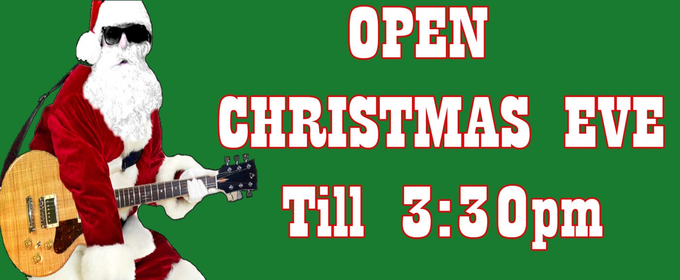 OPEN XMAS EVE Mega Music Store
