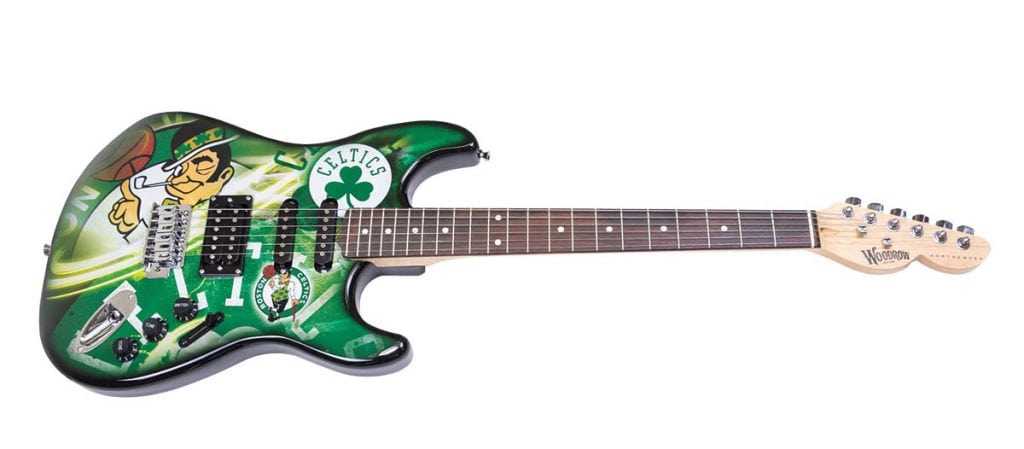 Boston Celtics Northender Guitar