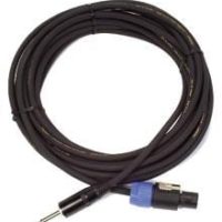 25 14-Gauge;  2 Conductor Speaker Cable NL2FC to 1/4" plug
