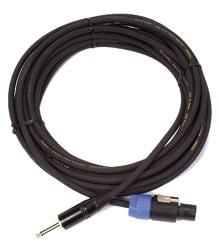 25 14-Gauge;  2 Conductor Speaker Cable NL2FC to 1/4" plug