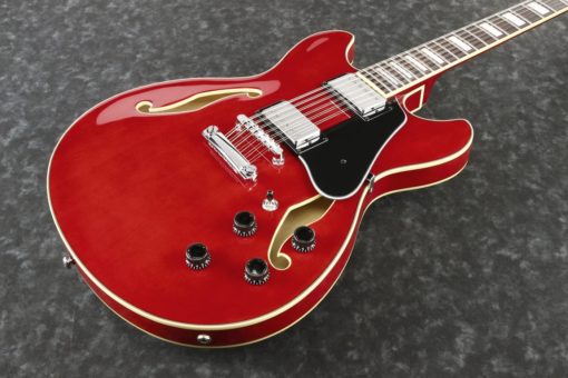 Ibanez AS Artcore 12str Electric Guitar - Transparent Cherry Red - Image 2