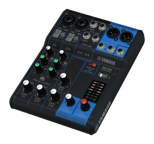 6-INPUT STEREO MIXER