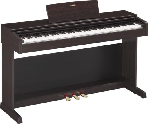 Dark rosewood Arius traditional console digital piano with bench
