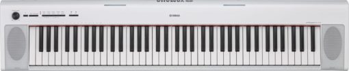 76-key mid-level Piaggero ultra-portable digital piano. White