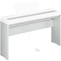 White, wood keyboard stand for P105WH