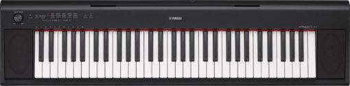 61-key entry-level Piaggero ultra-portable digital piano. Black