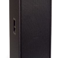 DUAL 15" TWO WAY LOUDSPEAKER SYSTEM SPRAY FINISH