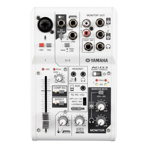 3-CHANNEL, MIXER/USB INTERFACE FOR IOS/MAC/PC