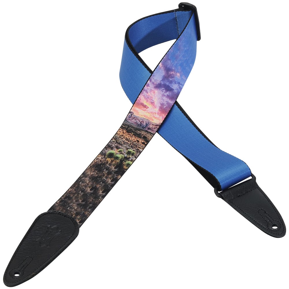 Levy’s 2″ wide polyester guitar strap Mega Music Store