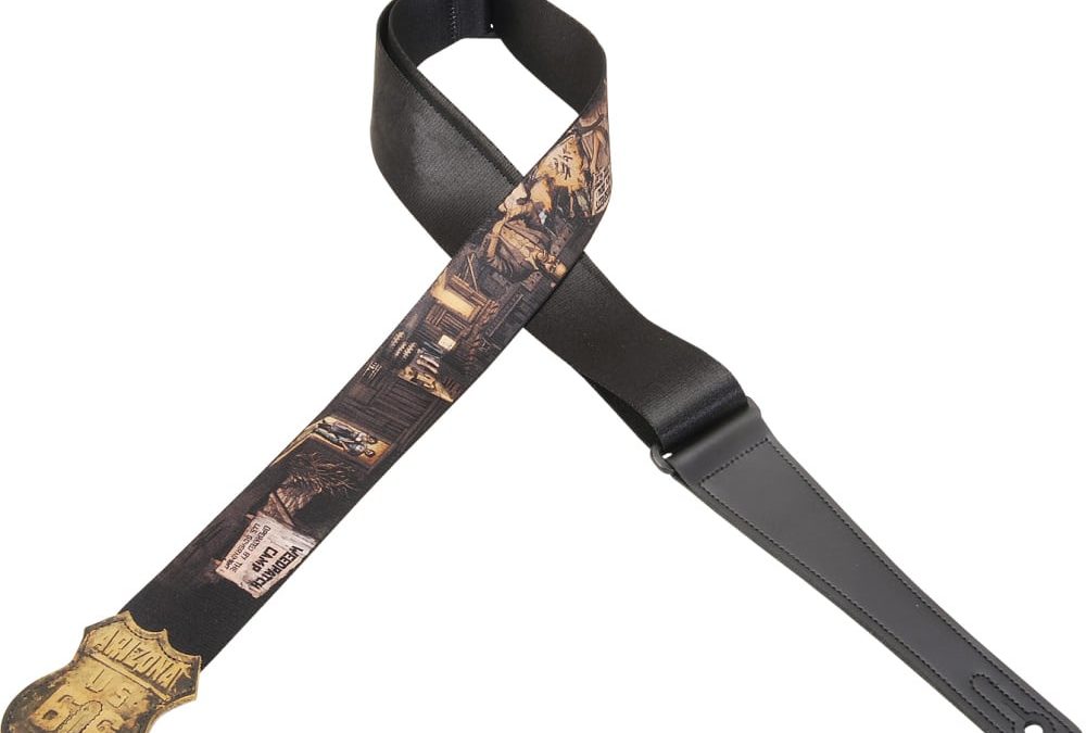 Levy’s 2″ wide polyester guitar strap Mega Music Store