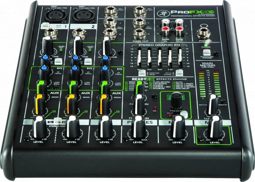 Mackie 4channel Pro FX Mixer Mega Music Store