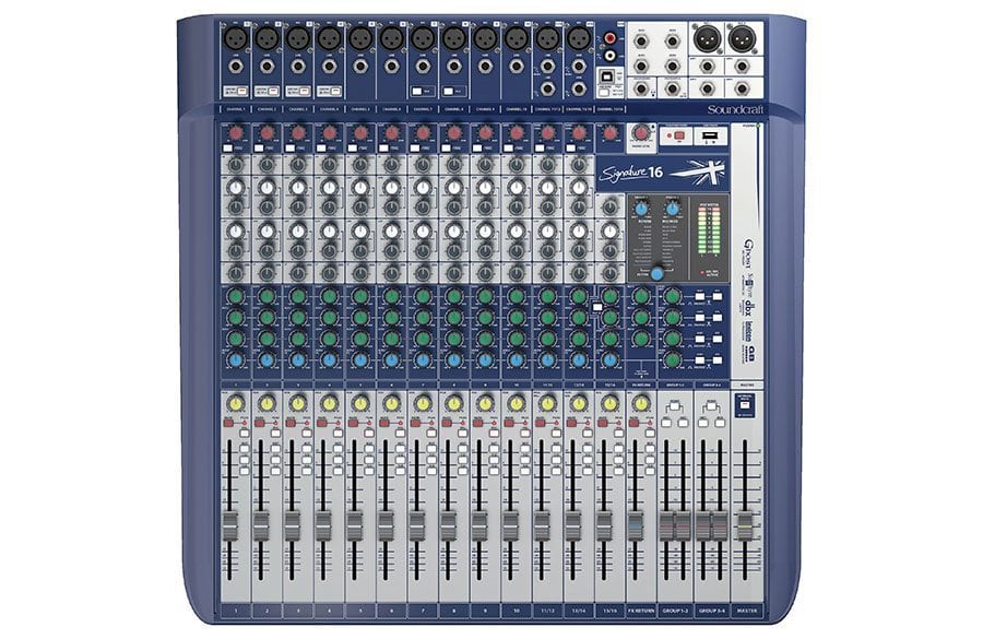 soundcraft mixer 16 channel user manual
