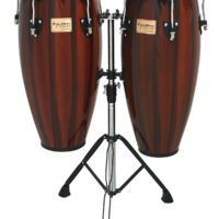 Artist Hand-Painted Series Brown Congas