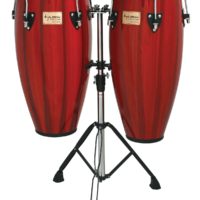 Artist Hand-Painted Series Red Congas