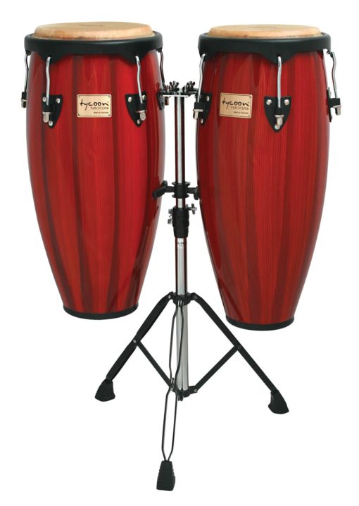 Artist Hand-Painted Series Red Congas