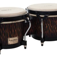 Supremo Series Chiseled Orange Finish Bongos