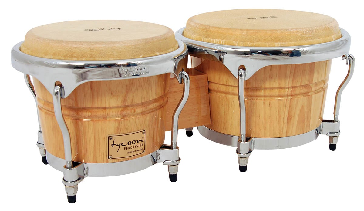 Concerto Series Natural Finish Bongos 1 | Mega Music Store