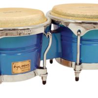 Concerto Series Blue Spectrum Finish Bongos