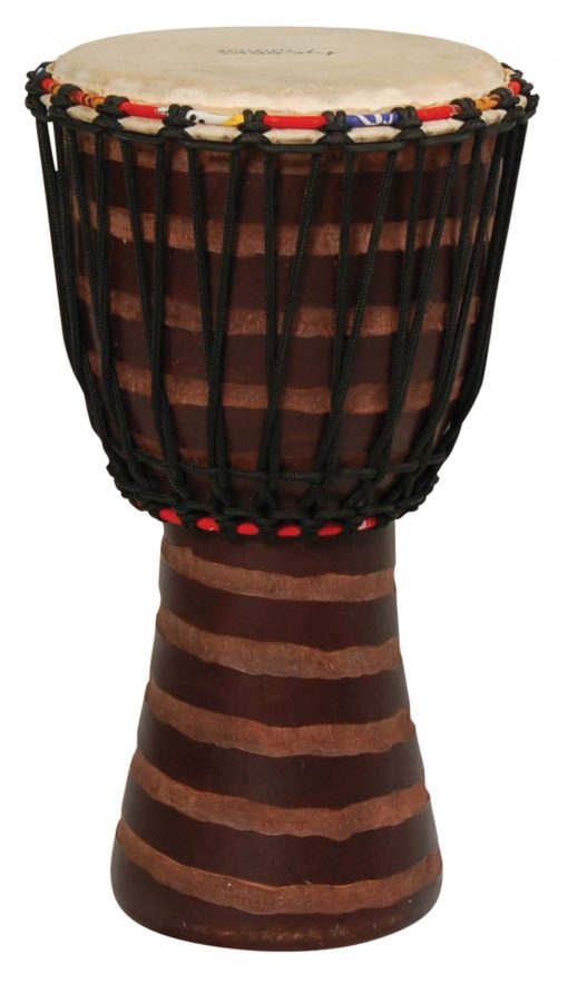 Hand-Carved African Djembe