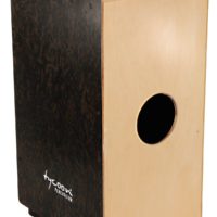 29 Roundback Series Cajon - Black Makah Burl Front Plate