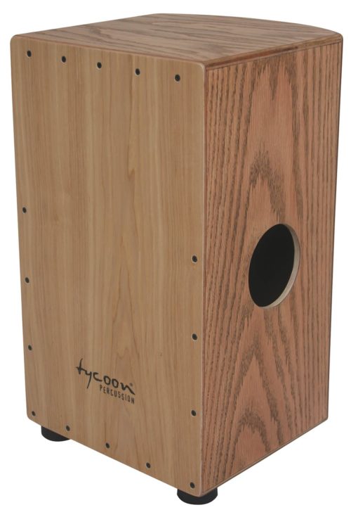 29 Roundback Series American Ash Cajon - Red Oak Front Plate