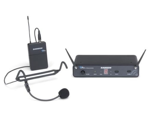SAMSON Concert 88 Headset 16-Channel True Diversity UHF Wireless Sys