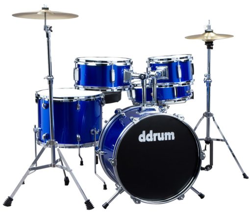 Ddrum D1 Junior Drum Kit W/Cymbals- Colors - Blue- Red- Black