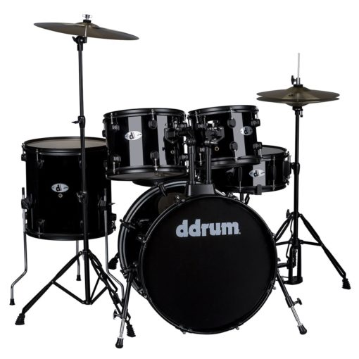 Ddrum D120 Drum Kit W/Cymbals - Colors- Black - Red