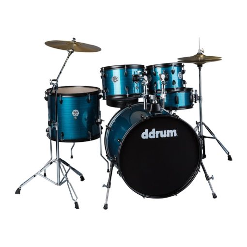 Ddrum D2 Player- Colors- Blue Pinstripe- Blue Sparkle - Grey