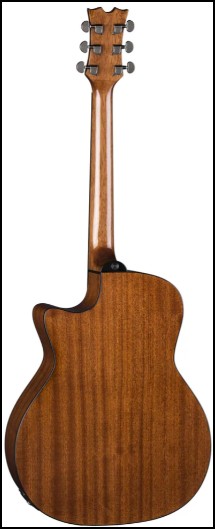 DEAN AX E Spalt Exotic Wood Cutaway A/E Guitar - Image 4