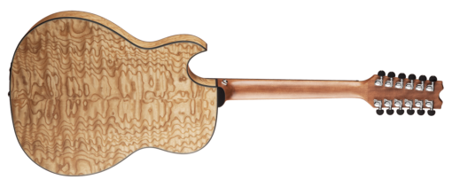 Dean EXHIBITION QUILT ASH 12 STRING - GLOSS NATURAL - Image 2