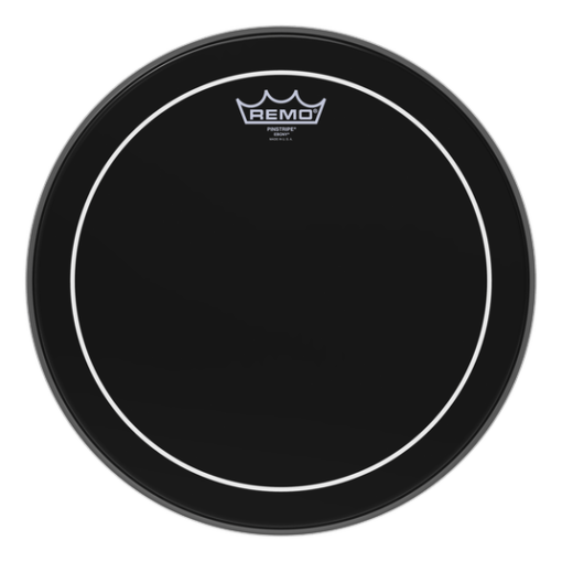 REMO ES-0614-PS Pinstripe Ebony Drum Head - 14"