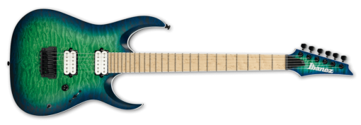 Ibanez RGAIX6MQM Iron Label Surreal Blue Burst