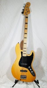 Squier Vintage Modified Jazz Bass 77 Amber 1 Mega Music Store