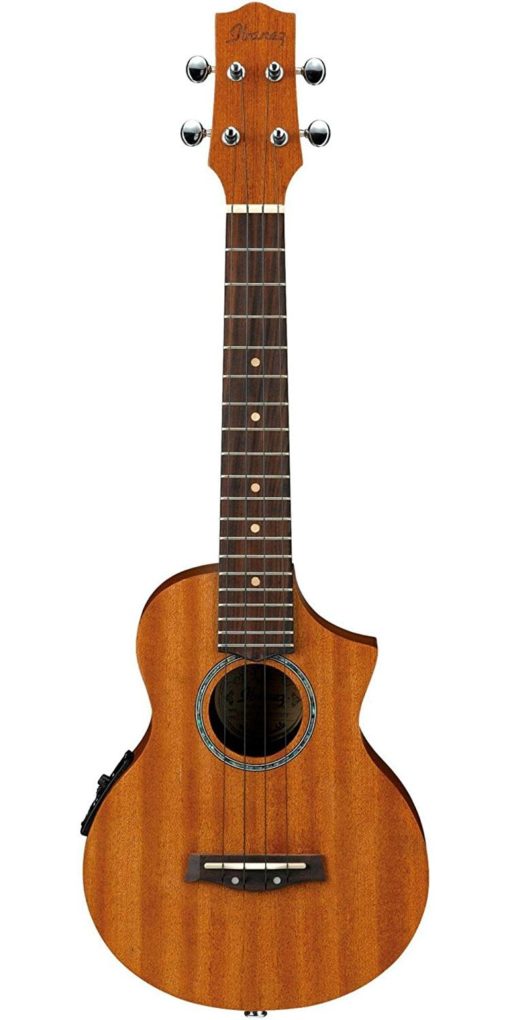 IBANEZ UEW5E Concert Acoustic/Electric Ukulele - All Mahogany - Image 2