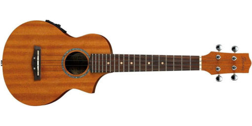 IBANEZ UEW5E Concert Acoustic/Electric Ukulele - All Mahogany