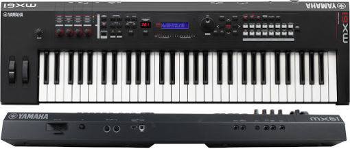 YAMAHA MX61 MUSIC SYNTHESIZER -Colors- BLUE-BLACK