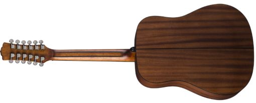 LUNA GYPSY DREADNOUGHT 12 STRING MAHOGANY - SATIN NATURAL - Image 2