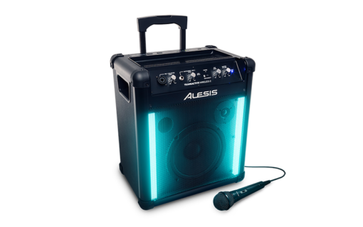 ALESIS Transactive Wireless 2 Rechargeable Portable BT Speaker w/lights