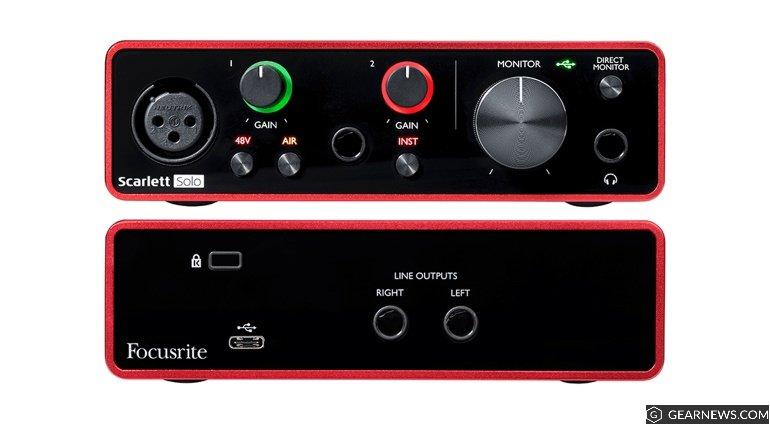 Focusrite Scarlett Solo Audio Interface 3rd Gen