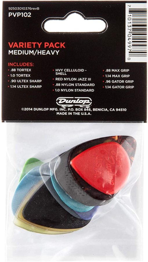 Dunlop PVP102 Medium / Heavy Variety Pic Pack - Image 2