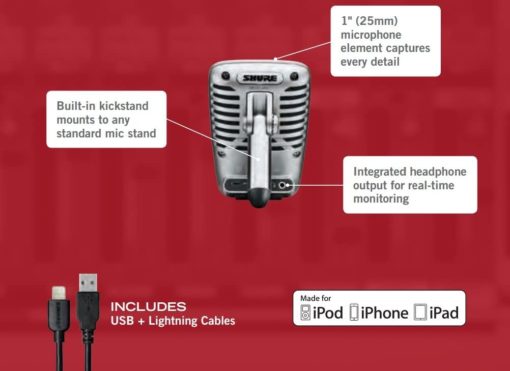 Shure MV51 Professional Home Studio Microphone - Image 3