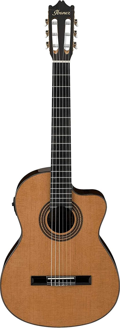 IBANEZ GA6CE Amber High Gloss Classical A/E Guitar - Image 3