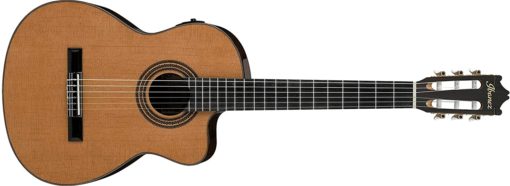 IBANEZ GA6CE Amber High Gloss Classical A/E Guitar - Image 2