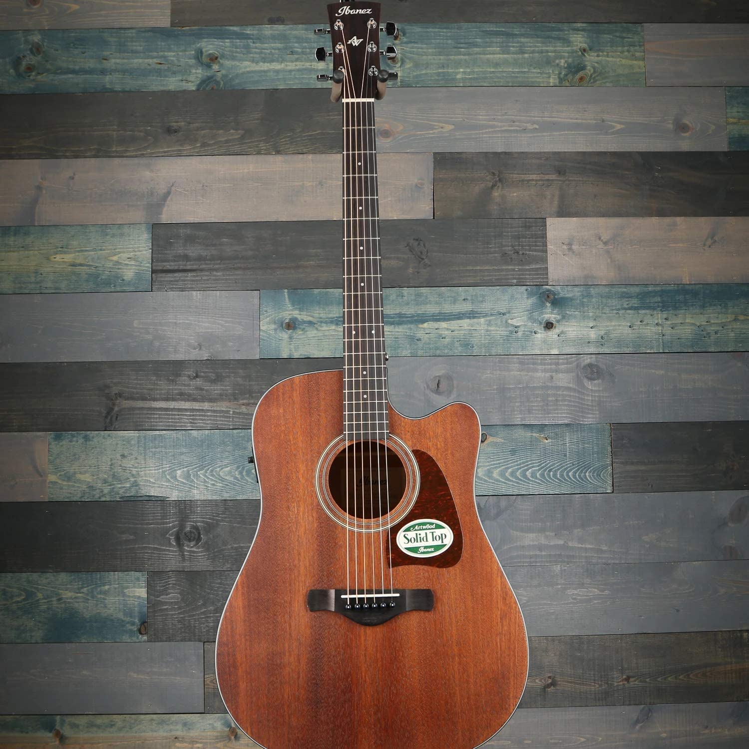 Ibanez AW54CE Acoustic Electric Guitar Open Pore Natural Mega Music Store
