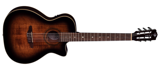 Luna Art Vintage A/E Nylon String Guitar - Image 3