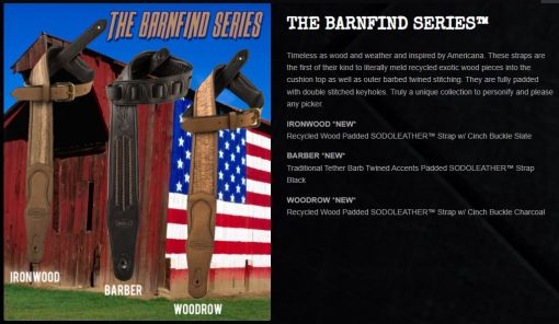 Tetherax Barn Find Series - "Woodrow" Guitar Strap - Image 3