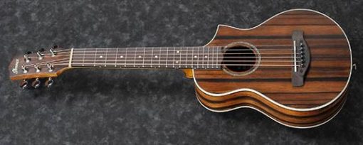 IBANEZ EWP13 Dark Brown Open Pore Piccolo Acoustic Guitar - Image 2