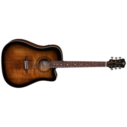 Luna Art Vintage Dreadnought Cutaway A/E Solid Top