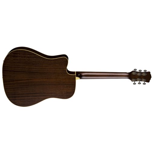 Luna Art Vintage Dreadnought Cutaway A/E Solid Top - Image 2